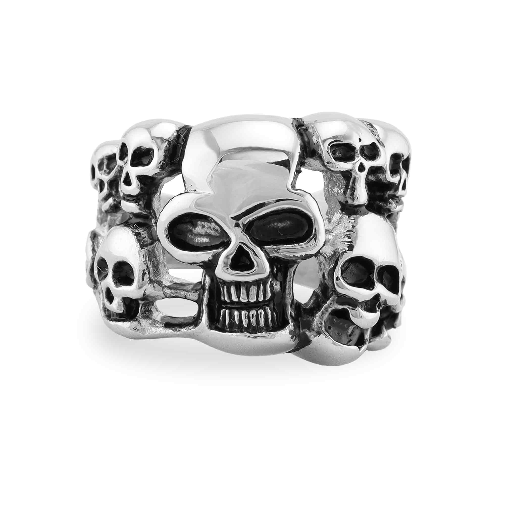 Detailed Skulls Stainless Steel Ring / KRJ2585、mySite、dreamappss