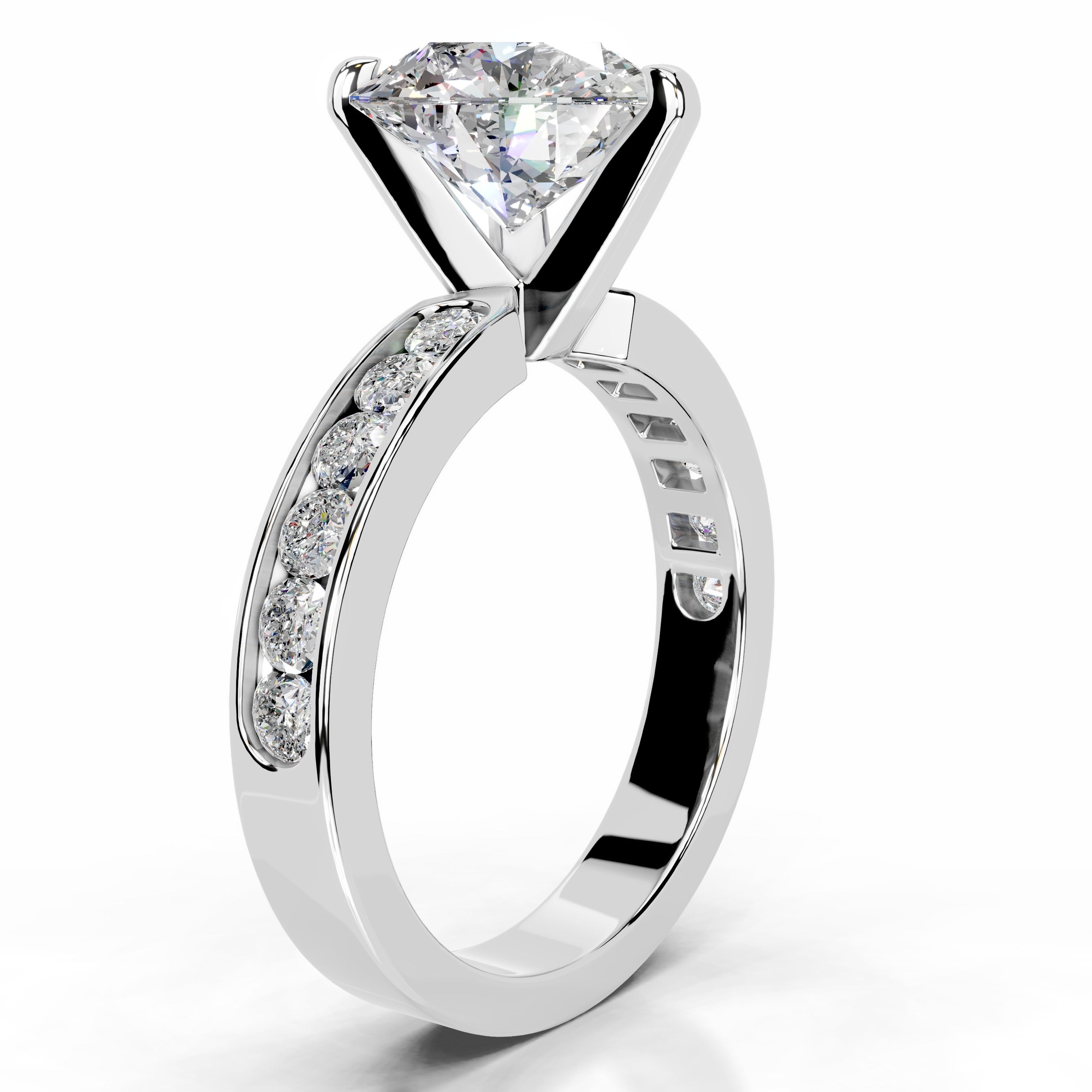 Giselle Moissanite & Diamonds Ring - Platinum、mySite、hinf8tx79