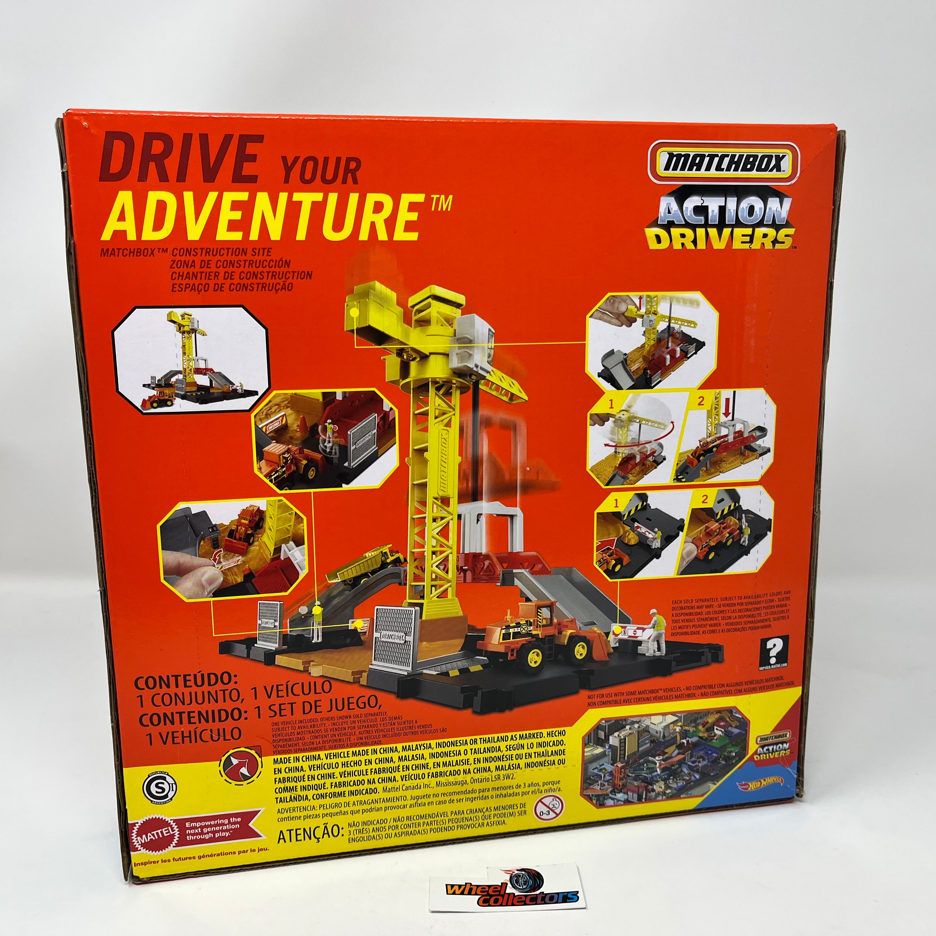 Construction Site w/ Quarry King * Matchbox Action Drivers Playset、mySite、hgirdovlk