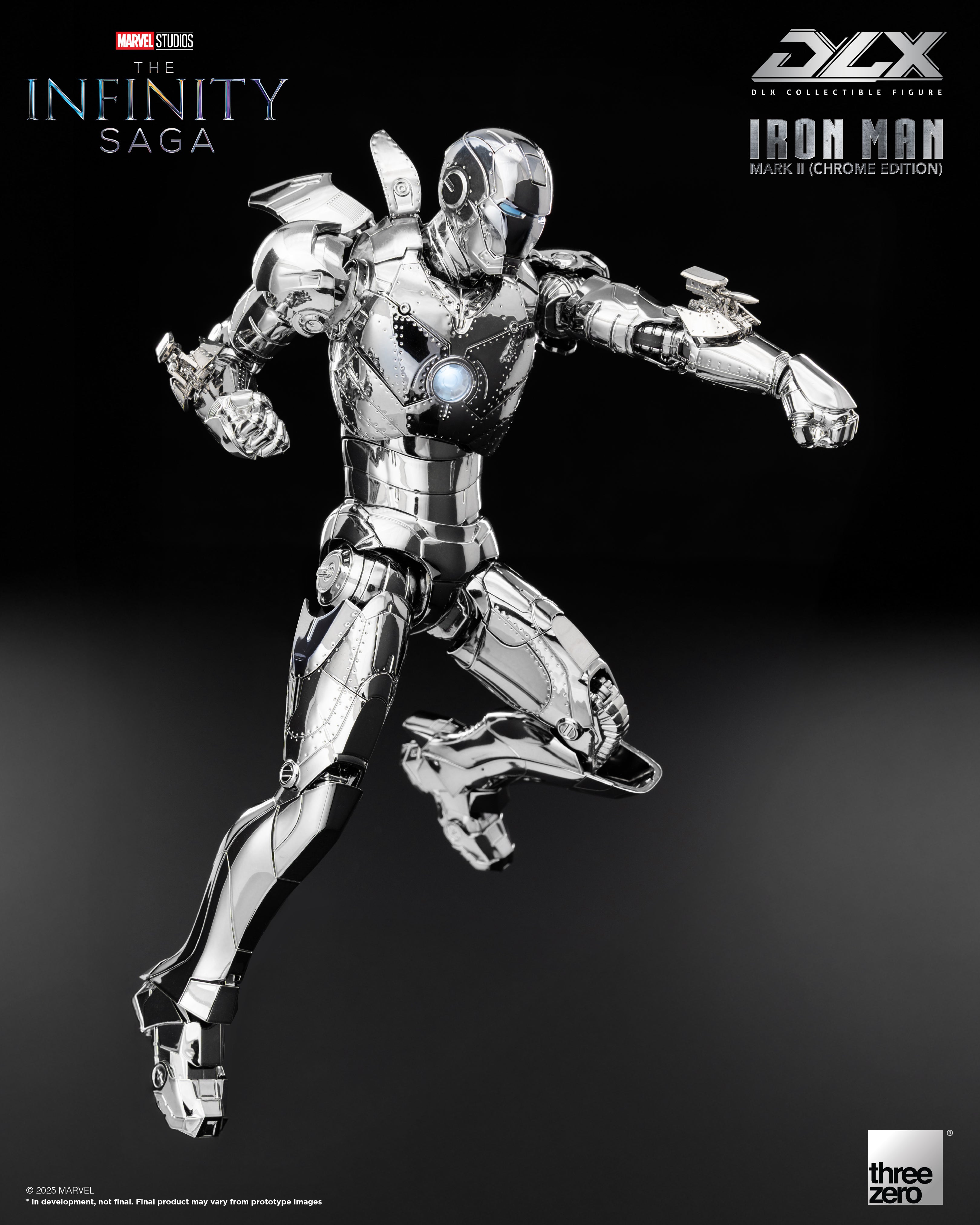 Threezero Marvel Studios: The Infinity Saga DLX Iron Man Mark 2 (Chrome Edition)、mySite、hgirdovlk