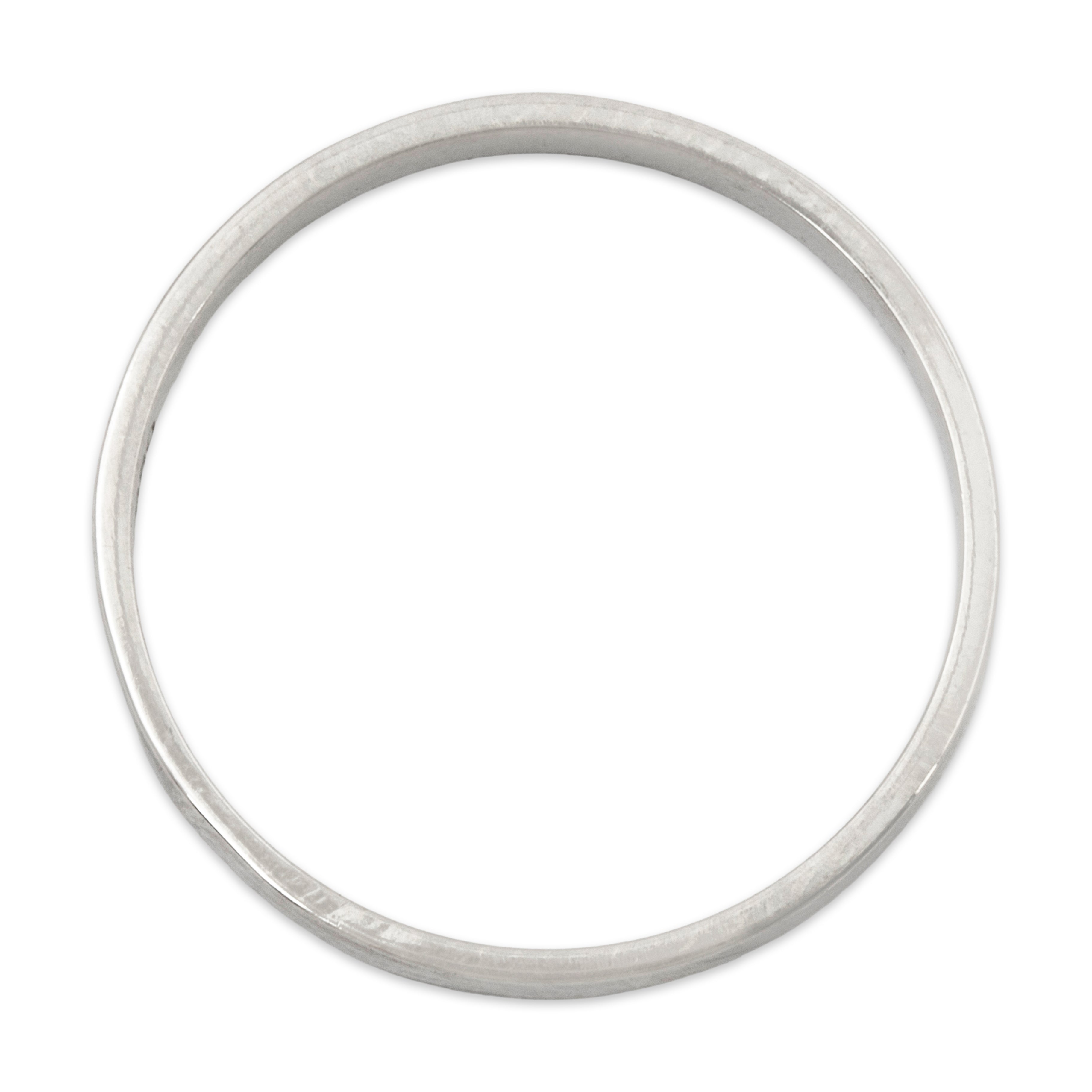 Estate Platinum Simple Band Ring 6.25、mySite、hinf8tx79