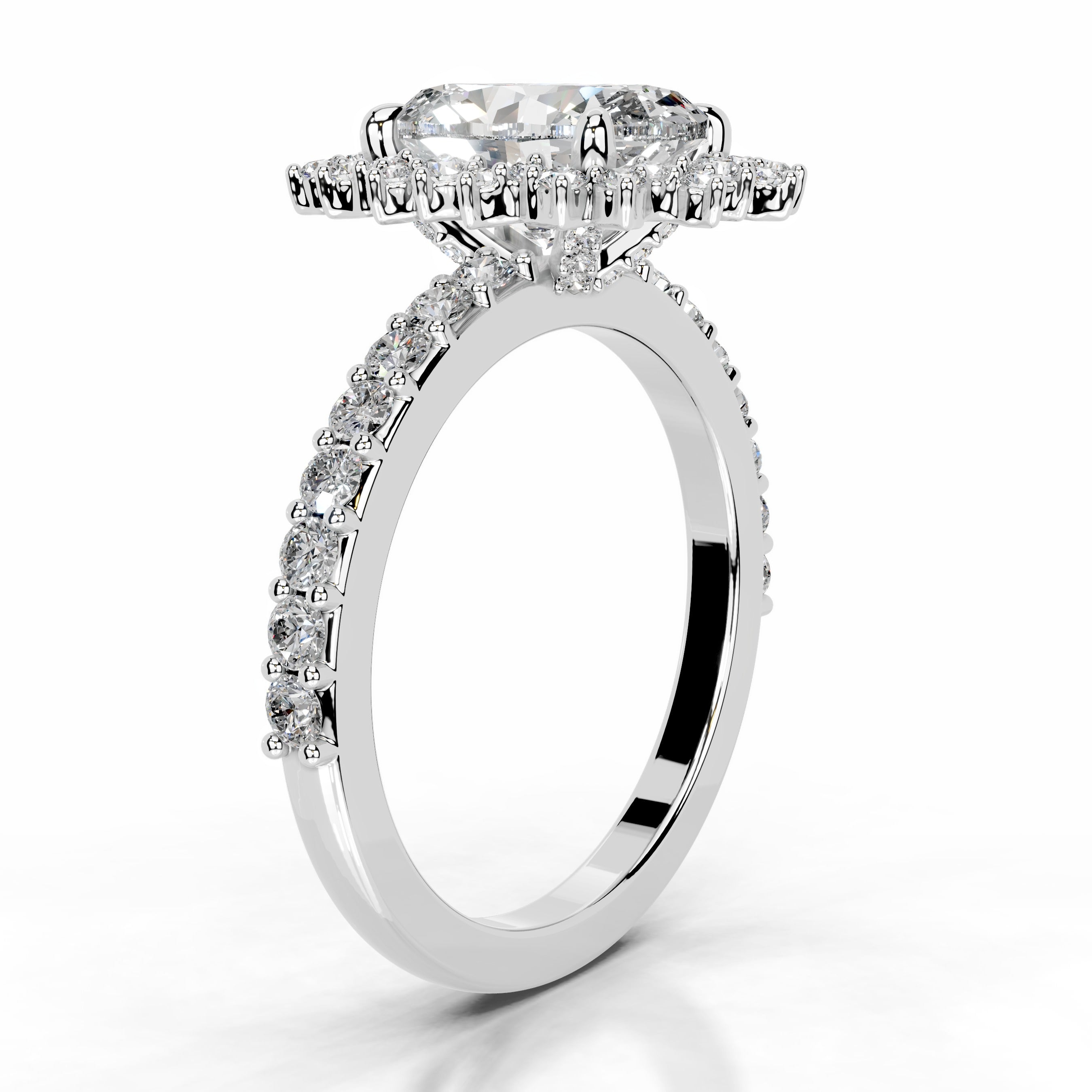 Gertrud Diamond Engagement Ring - 14K White Gold、mySite、hinf8tx79
