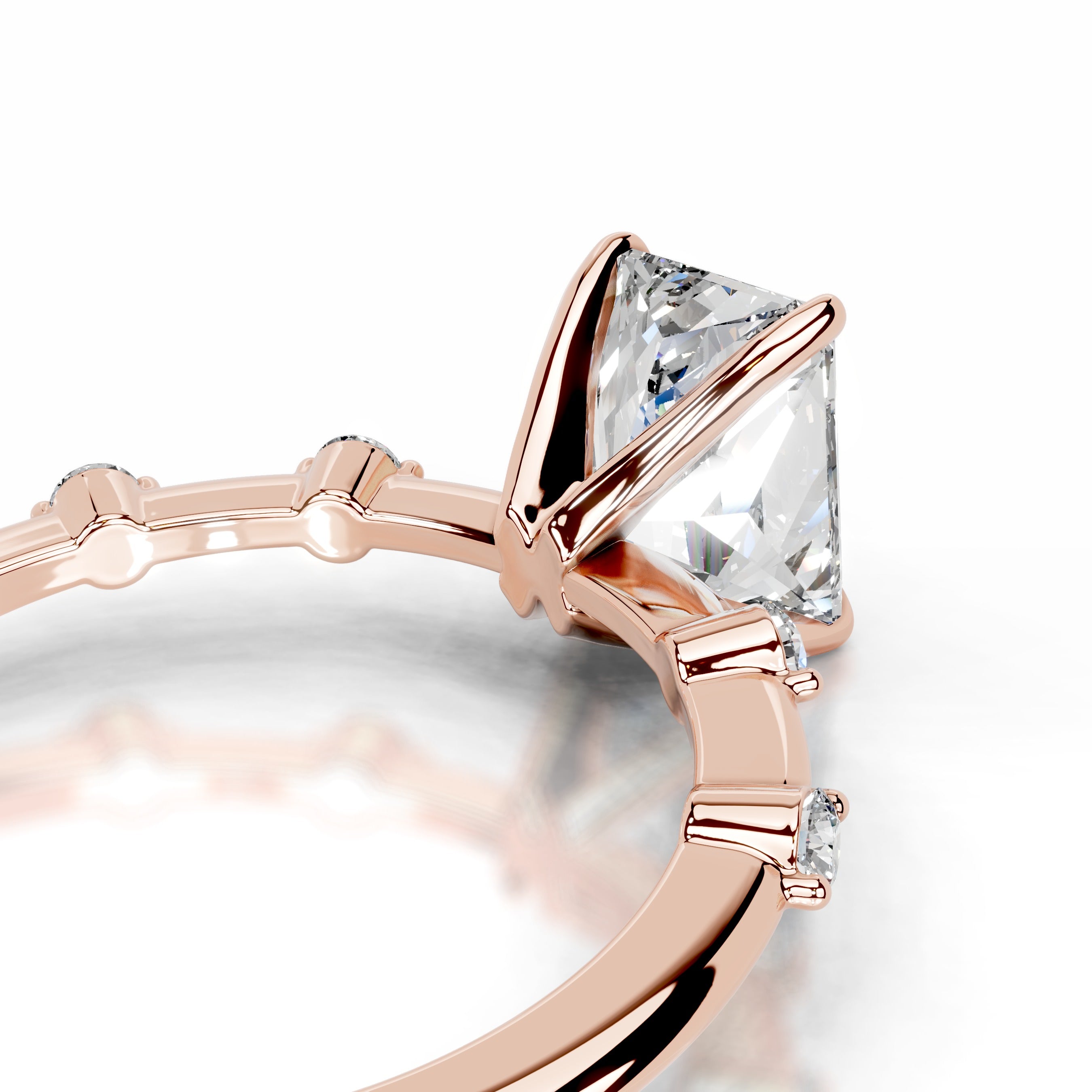 Liv Diamond Engagement Ring - 14K Rose Gold、mySite、hinf8tx79