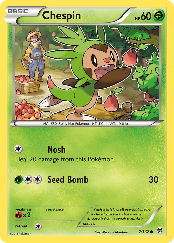 Chespin (7/162) XY: BREAKthrough、mySite、waistdrama