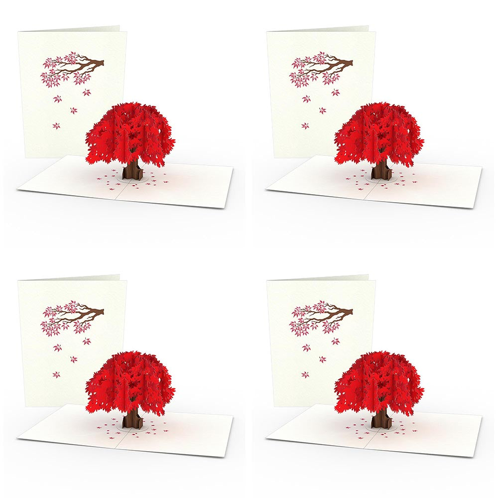 Japanese Maple Notecards (4-Pack)、mySite、solidvoid