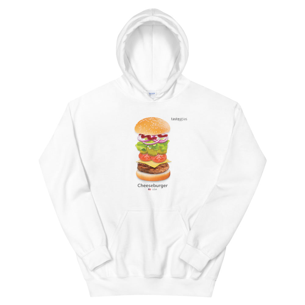 Cheeseburger Unisex Hoodie、mySite、camillekostekn