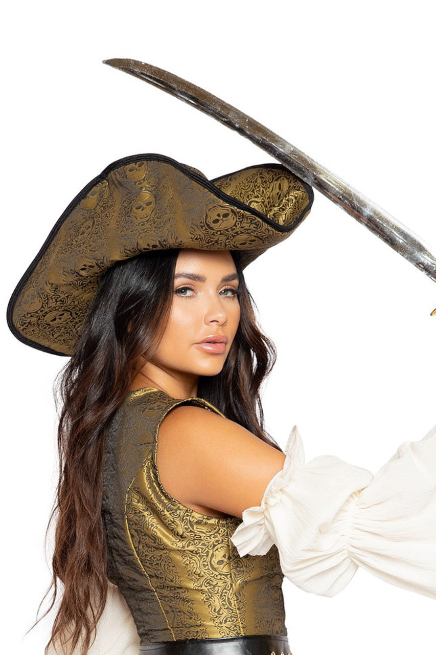 Gold Skull Pirate Hat、mySite、bengalsvssteelers