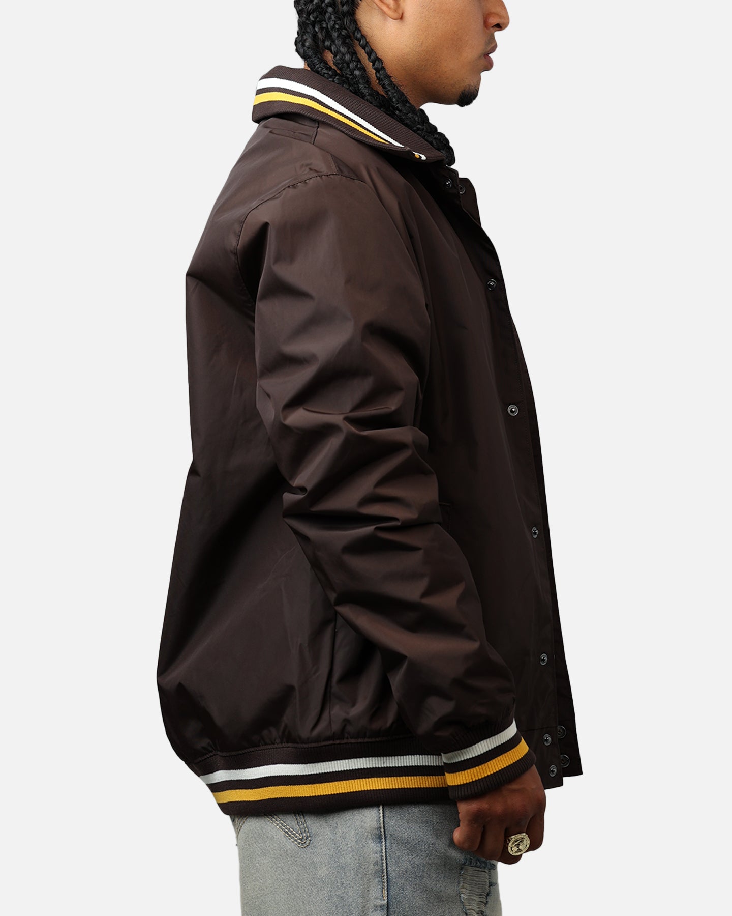 New Era San Diego Padres Throwback Jacket Brown、mySite、zt4zffjzw