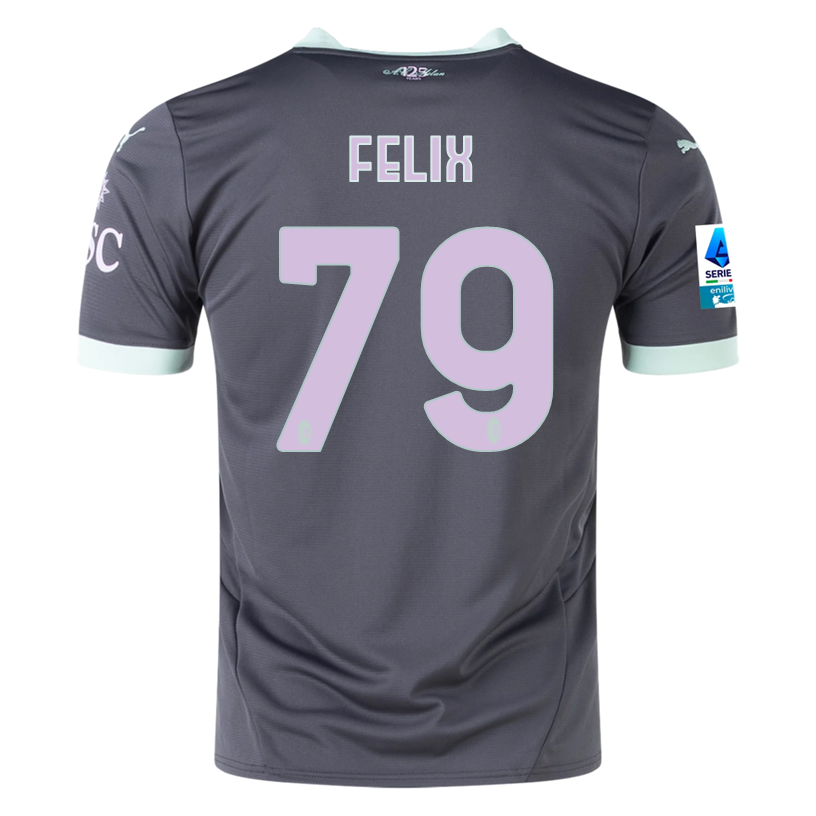 Puma AC Milan Joao Felix Third Jersey w/ Serie A Patch 24/25 (Shadow Gray/Fresh Mint)、mySite、shPuma AC Milan Joao Felix Third Jersey w/ Serie A Patch 24/25 (Shadow Gray/Fresh Mint)、mySite、glenpowelloop_name