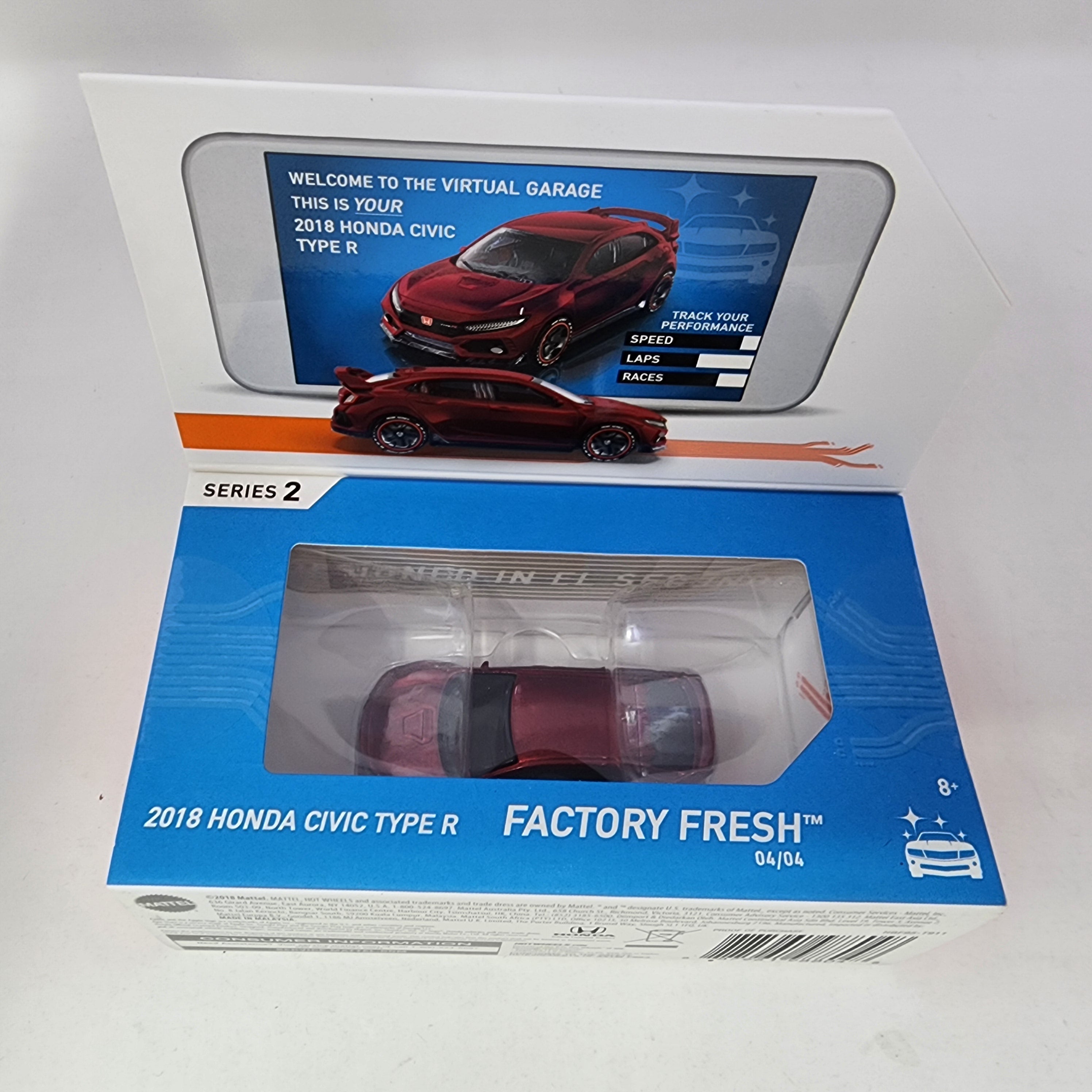 2018 Honda Civic Type R * Hot Wheels ID Car Series、mySite、hgirdovlk