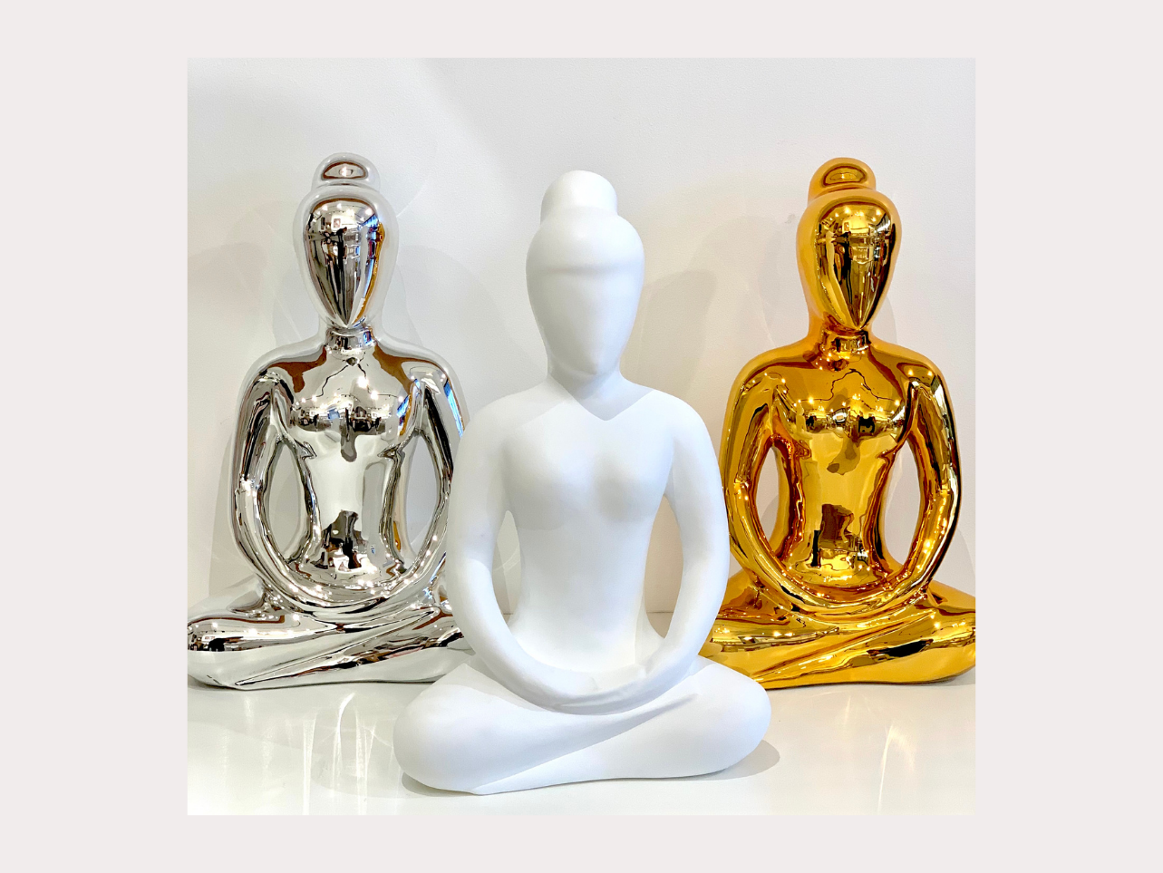 Cyber Yoga - 3D Silver Glossy (Medium, 40cm)、mySite、topwebapps