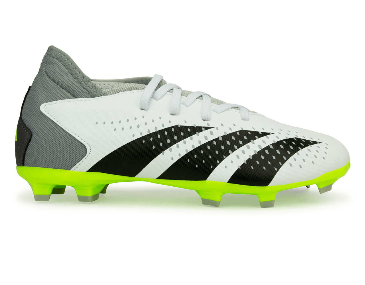 adidas Kids Predator Accuracy.3 FG White/Lucid Lemon、mySite、bottomscart