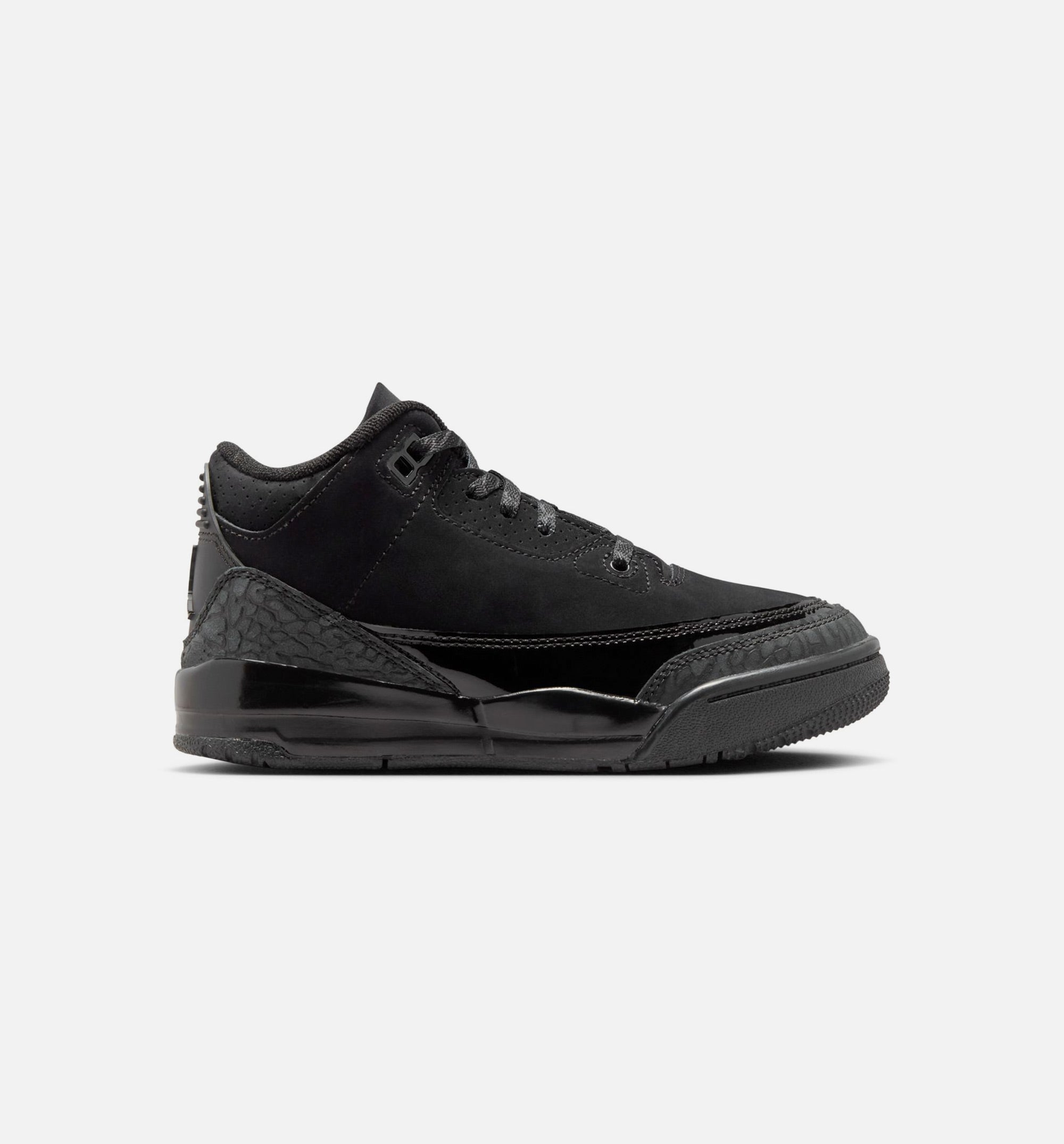 Air Jordan 3 Retro Black Cat Preschool Lifestyle Shoe - Black/Dark Charcoal/Black Free Shipping、mySite、dreamappss