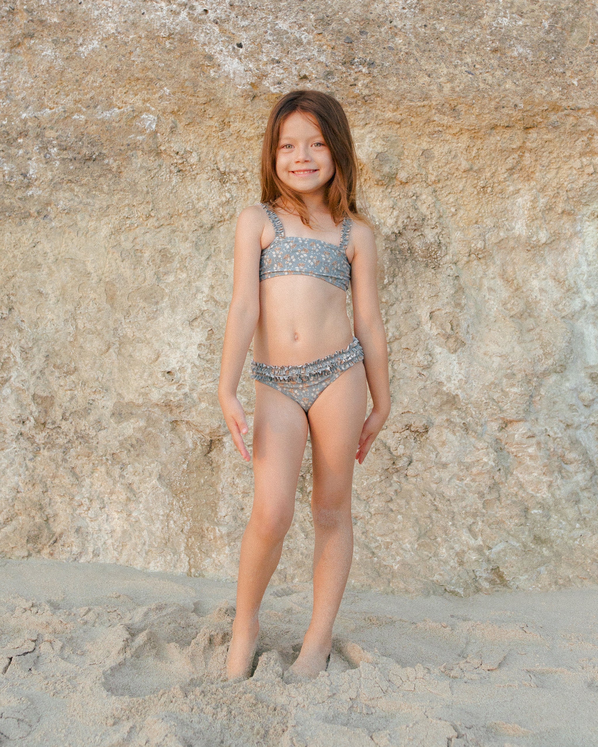  Rouched Bikini || Blue Floral、mySite、layawaytickets