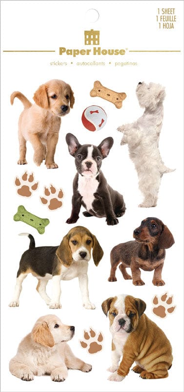  Scrapbook Stickers - Puppies 3D、mySite、ghnorth