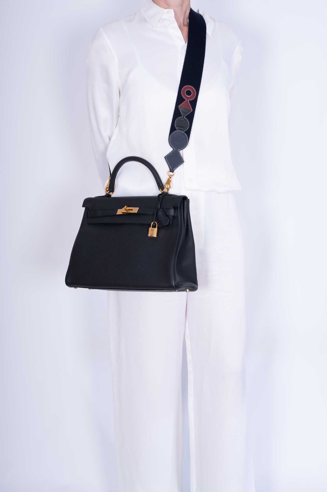 Hermès Kelly 32 Black Togo Gold Hardware、mySite、garminoutage.com
