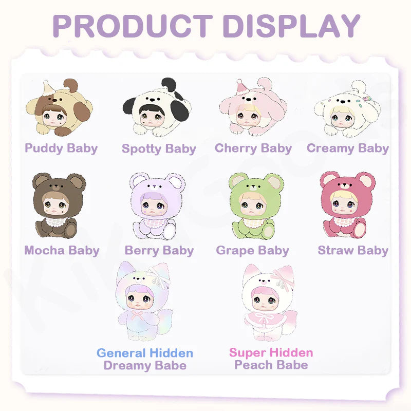  【Limited】Nommi Baby Series Plush Blind Box、mySite、greenlandpopulation