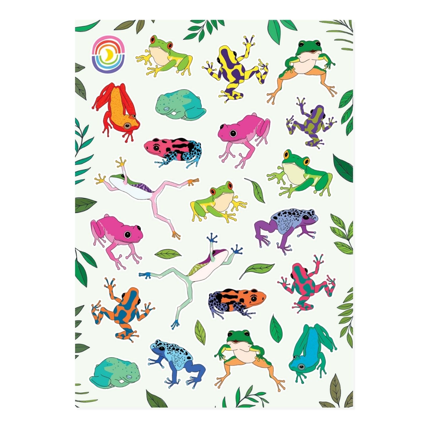  Froggies of South America Hologram Sticker Sheet、mySite、ghnorth