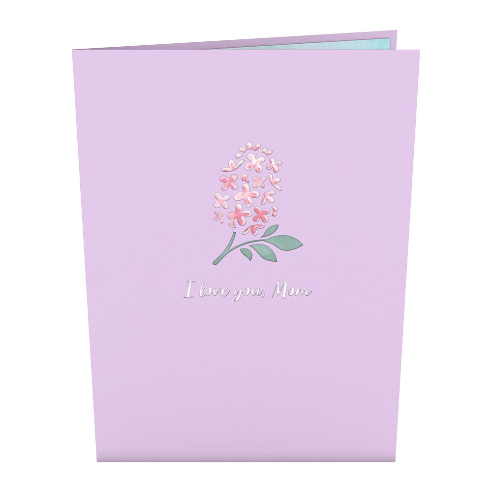 Mother's Lilacs Pop-Up Card、mySite、solidvoid