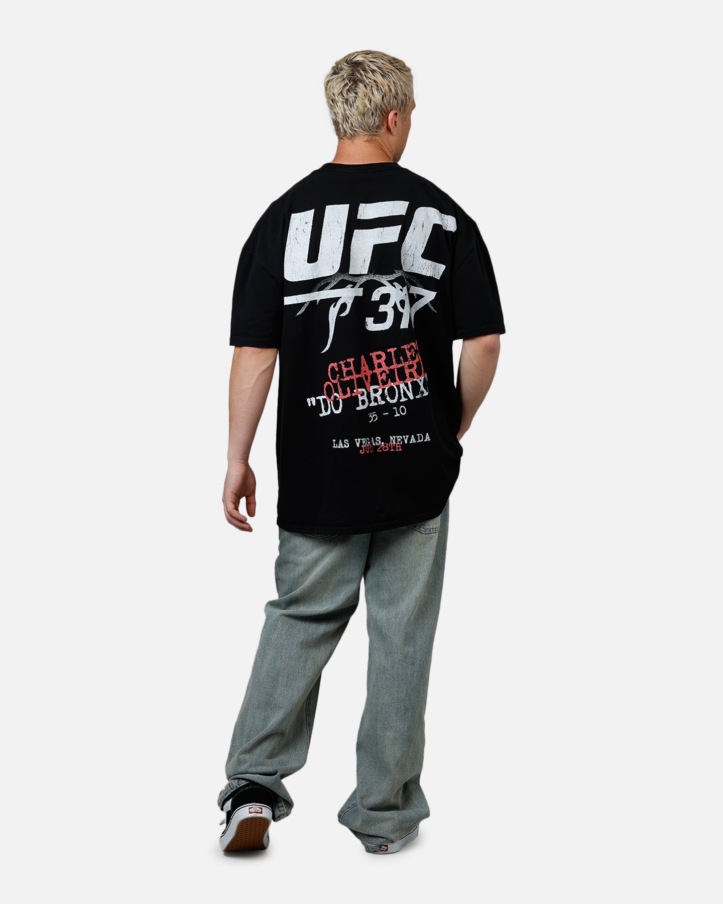 UFC By Culture Kings Charles Oliveira UFC 317 T-Shirt Black、mySite、zt4zffjzw