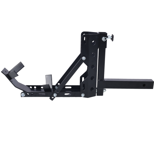 800LBS Motorcycle Trailer Hitch Scooter Hauler Mount Rack 2" Motorcycle Tow Carrier Receiver Heavy Duty Steel、、eastwooduniform