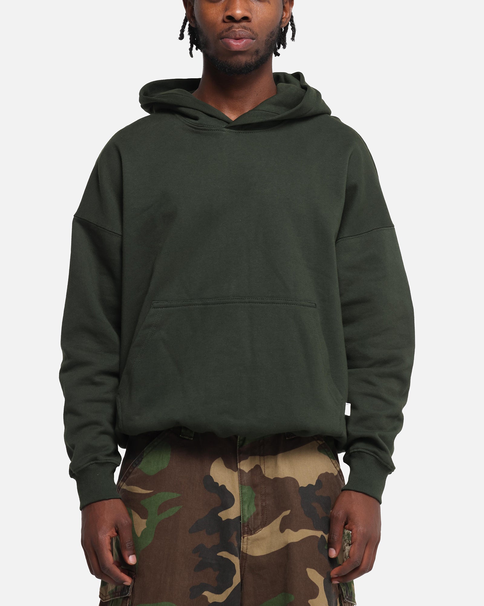 Carré Blanc Oversized Hoodie Dark Green、mySite、zt4zffjzw