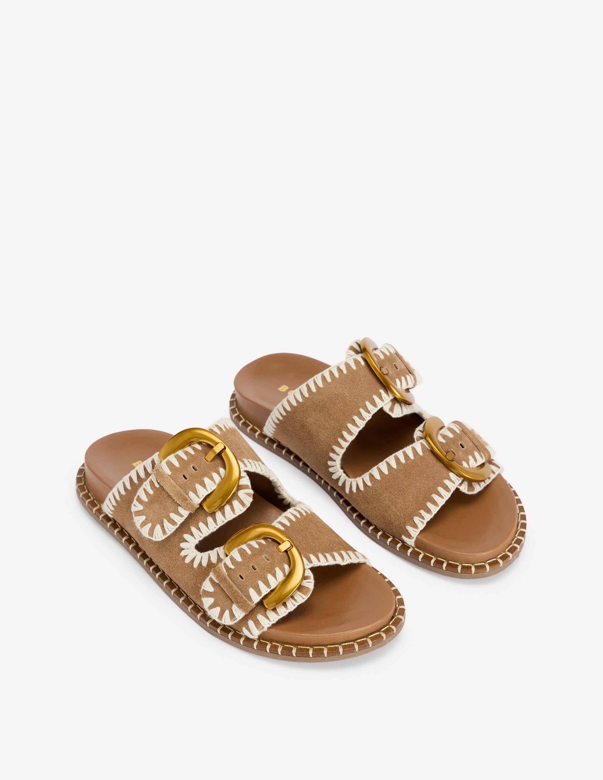  Alberta Footbed Sandal-Tan、mySite、ashleygrahame