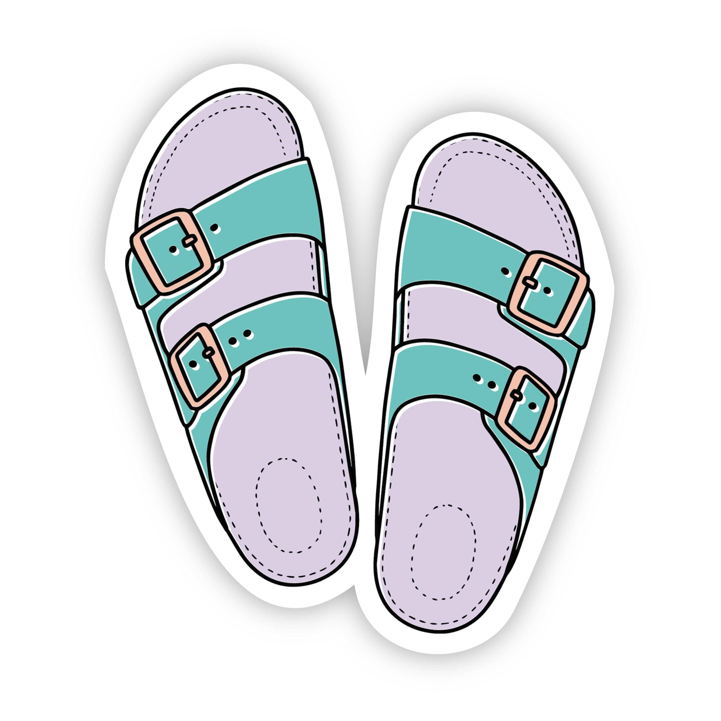  Sandal Multi Color Aesthetic Sticker、mySite、elrpsem3k