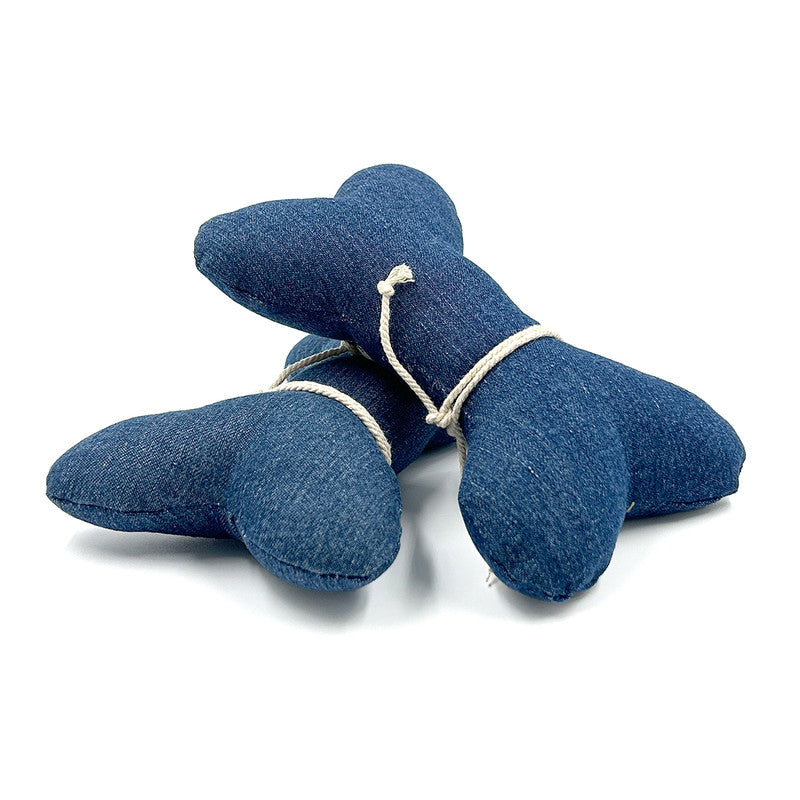 Denim Dasher Bone Toy For Dogs | Blue、mySite、camillekostekn