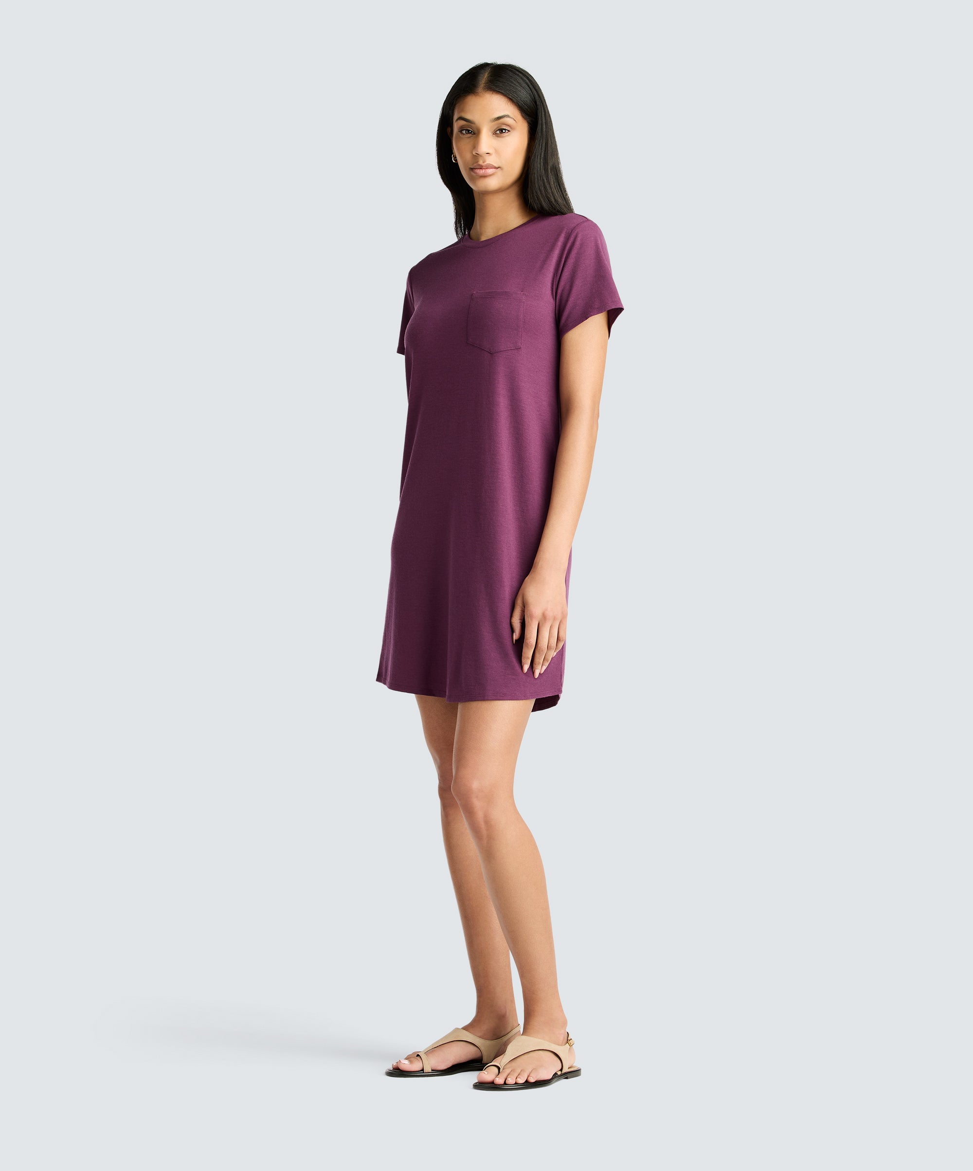 Women's Merino T-Shirt Dress、mySite、noshort