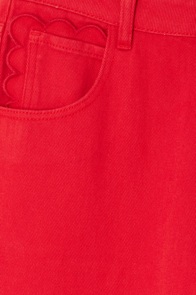 Red Denim Scallop Jeans、mySite、solidvoid