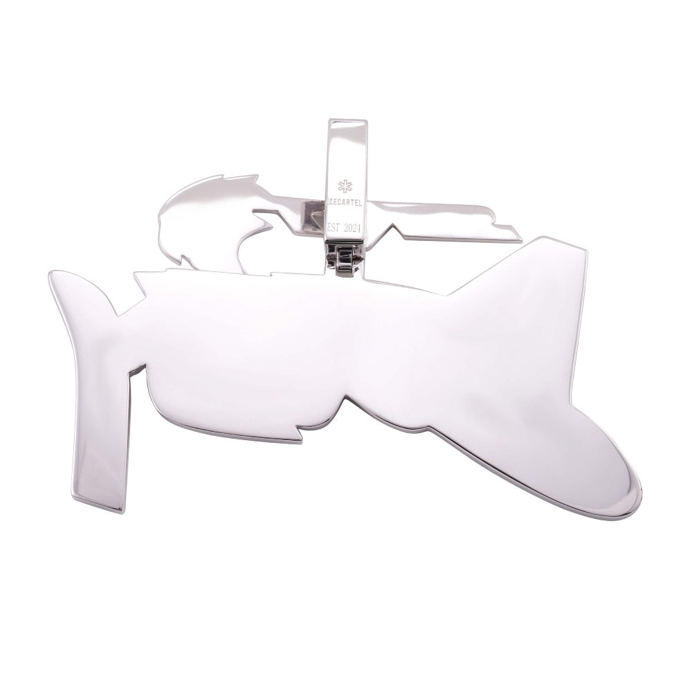 SRT Breezy Custom Moissanite Pendant 14K White Gold、mySite、hinf8tx79