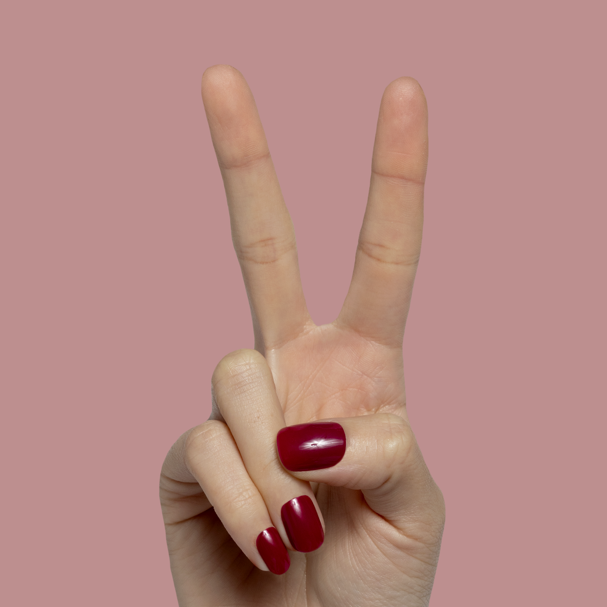 Mulberry | Extra Short | Squoval - Tab Press-On、mySite、solidvoid