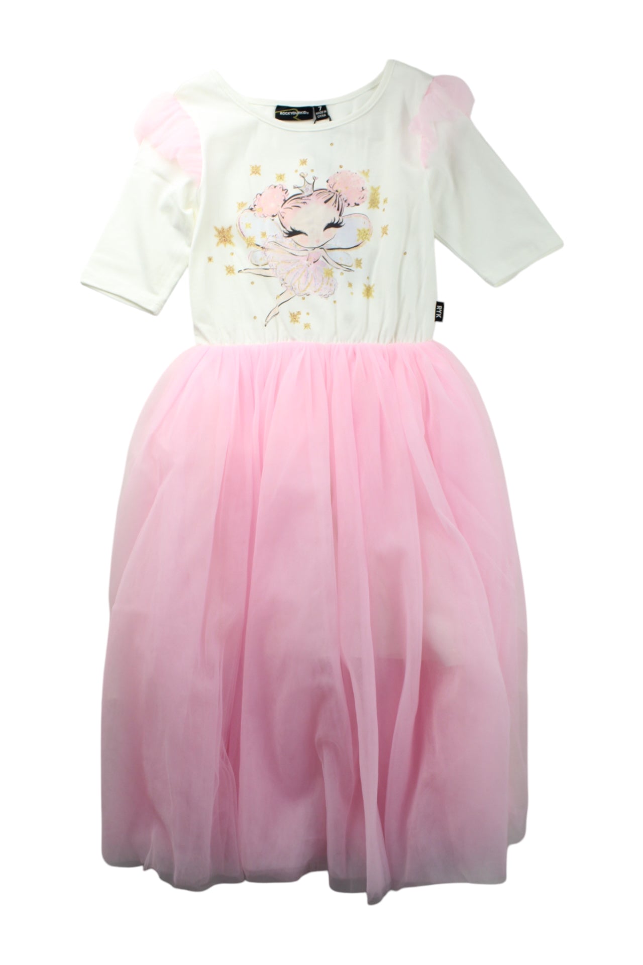 Rock Your Kid Ballerina Long Sleeve Dress 7Y、mySite、g9winljtr