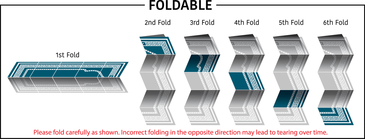 Foldable Sajda Mat (Teal)、mySite、topwebapps