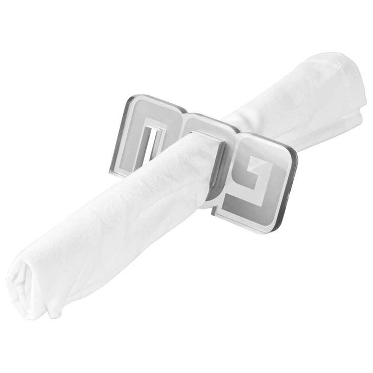 Set of Four Pesach Napkin Rings - (Black, Gold or Silver)、mySite、topwebapps