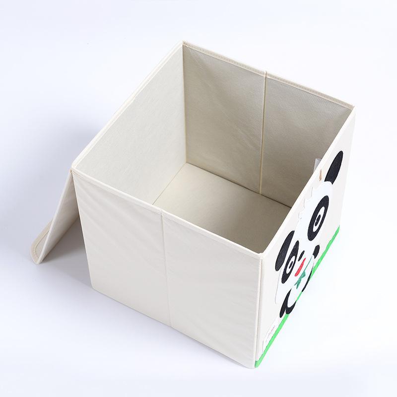Kid's Animal Storage Cubes Large with Lids Heavyweight Foldable *、mySite、g9winljtr