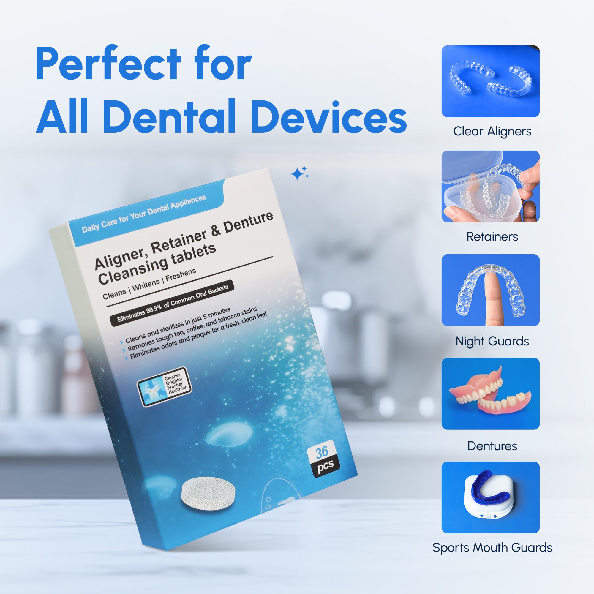 Cleansing Tablets For Aligners, Retainers & Dentures、mySite、gigharbornorthrealestate