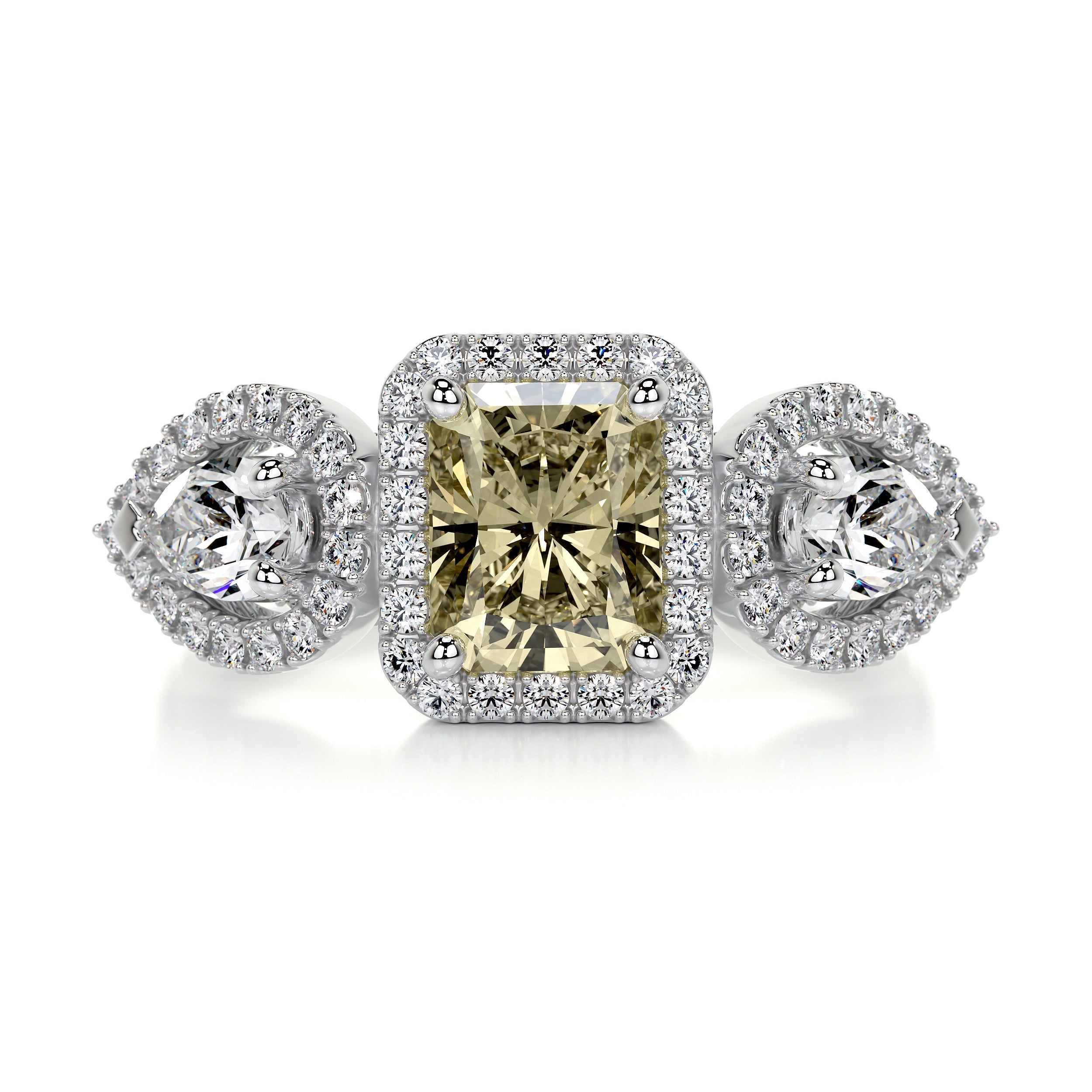 Violet Fantasy Diamond Engagement Ring - 18K White Gold (RTS)、mySite、hinf8tx79