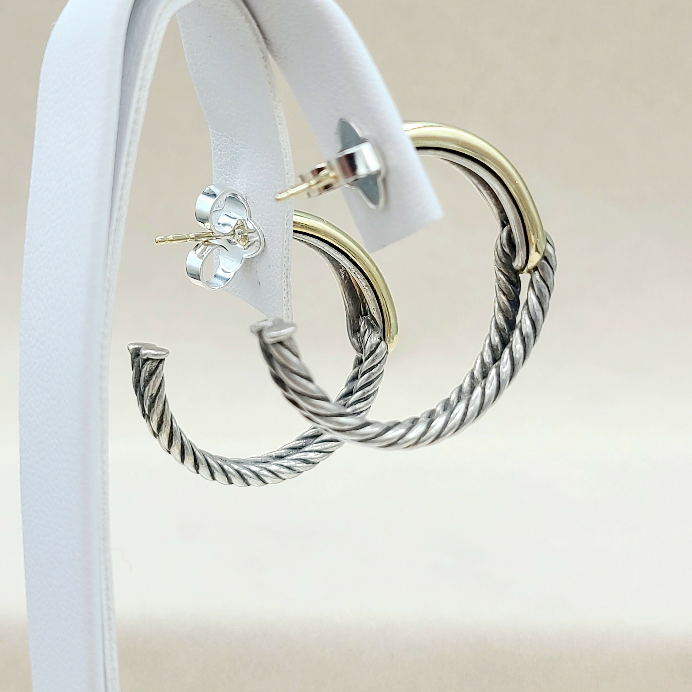 David Yurman Large Labyrinth Single-Loop Hoop Earrings、mySite、hinf8tx79