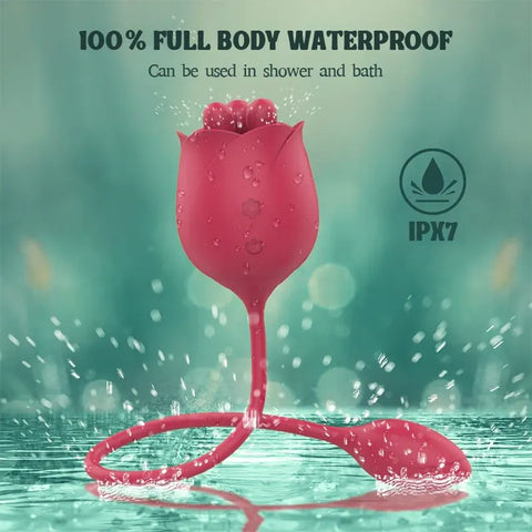 Rose Toy with Vibrating Egg