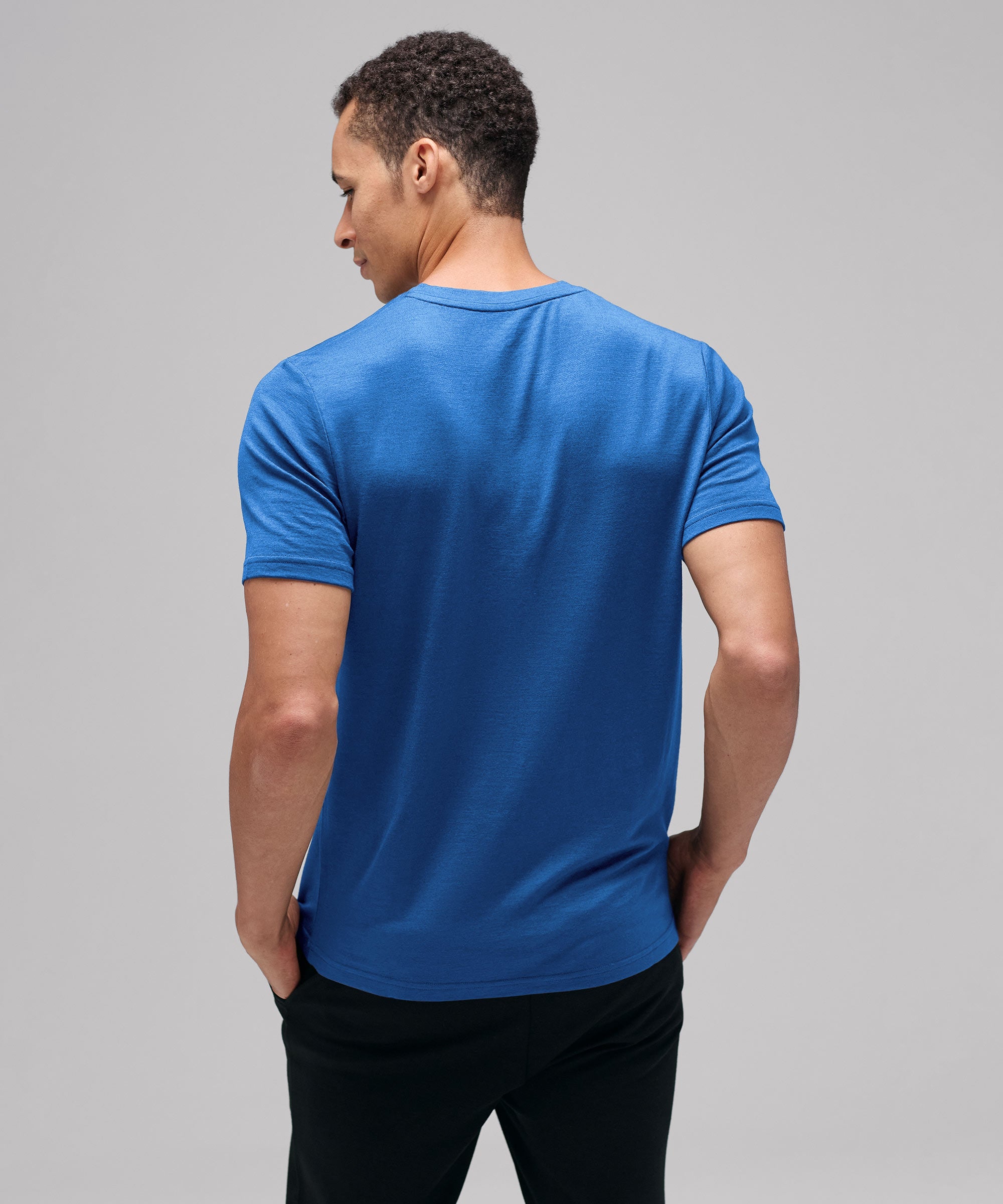 Men's Merino V-Neck T-Shirt、mySite、noshort