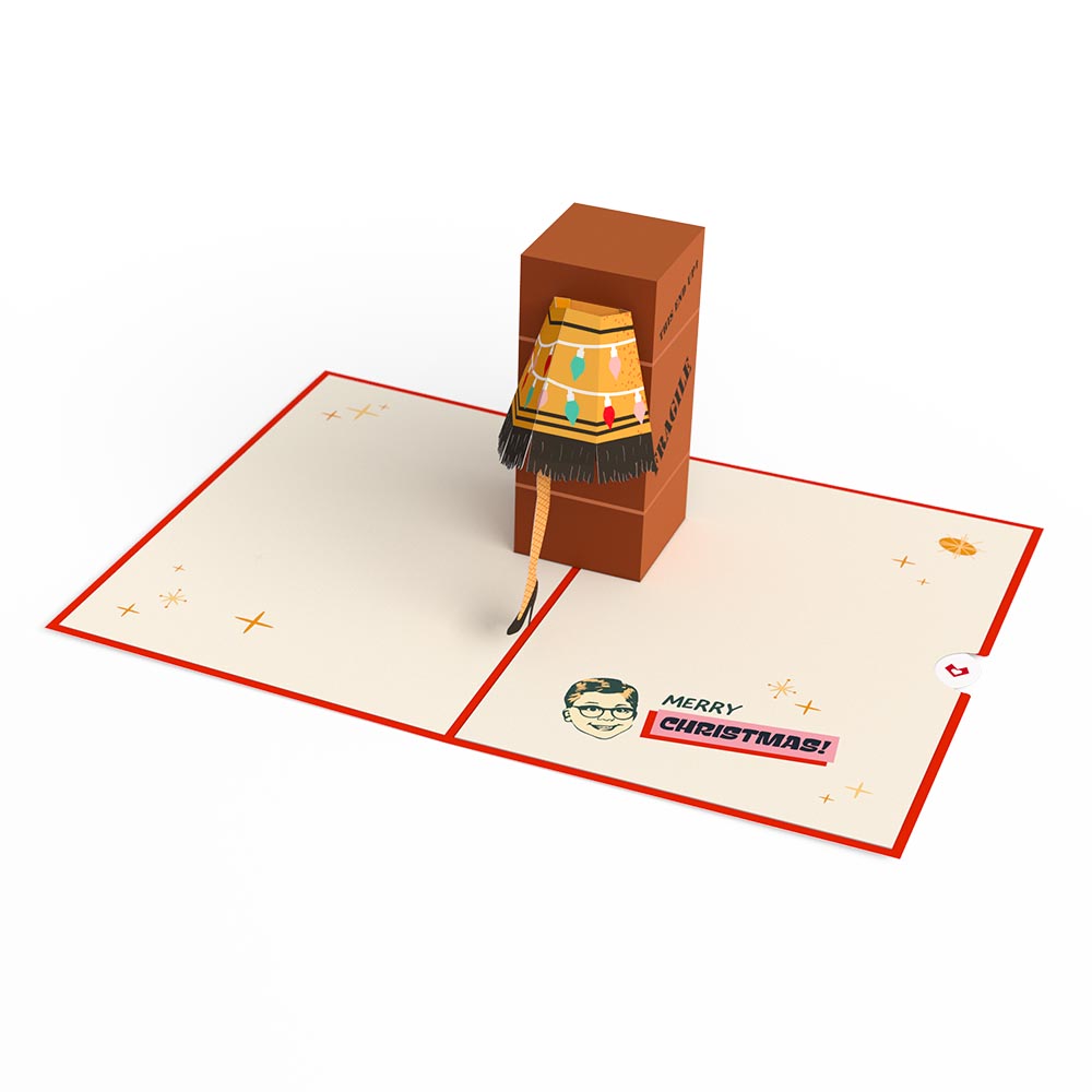 A Christmas Story Holiday Leg Lamp Pop-Up Card、mySite、solidvoid