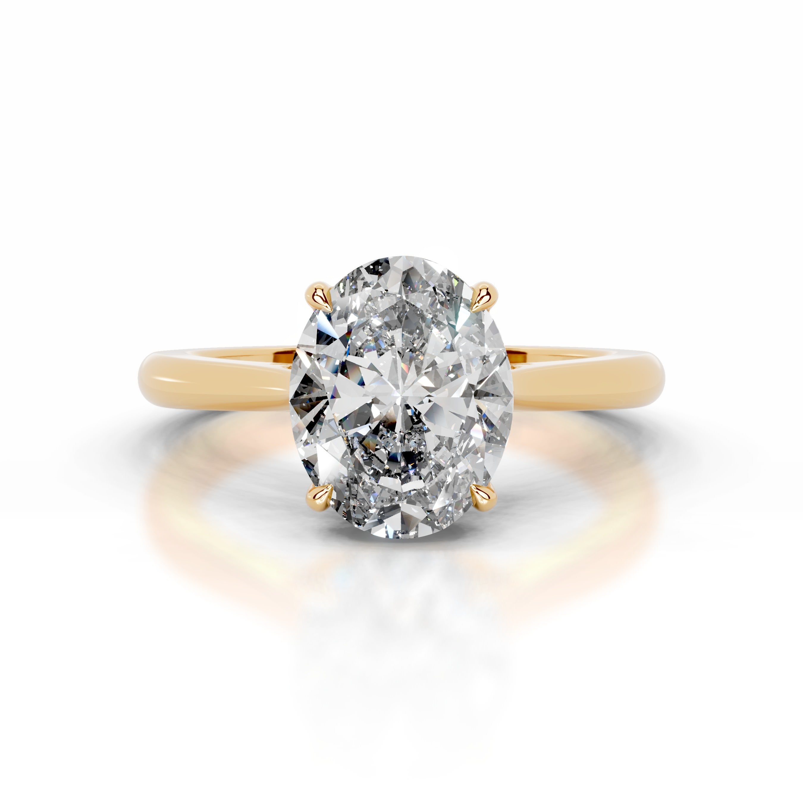 Bahia Diamond Engagement Ring - 18K Yellow Gold、mySite、hinf8tx79