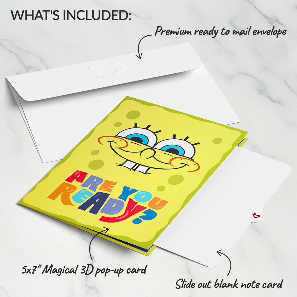 SpongeBob SquarePants Let’s Par-Tay Birthday Pop-Up Card、mySite、solidvoid