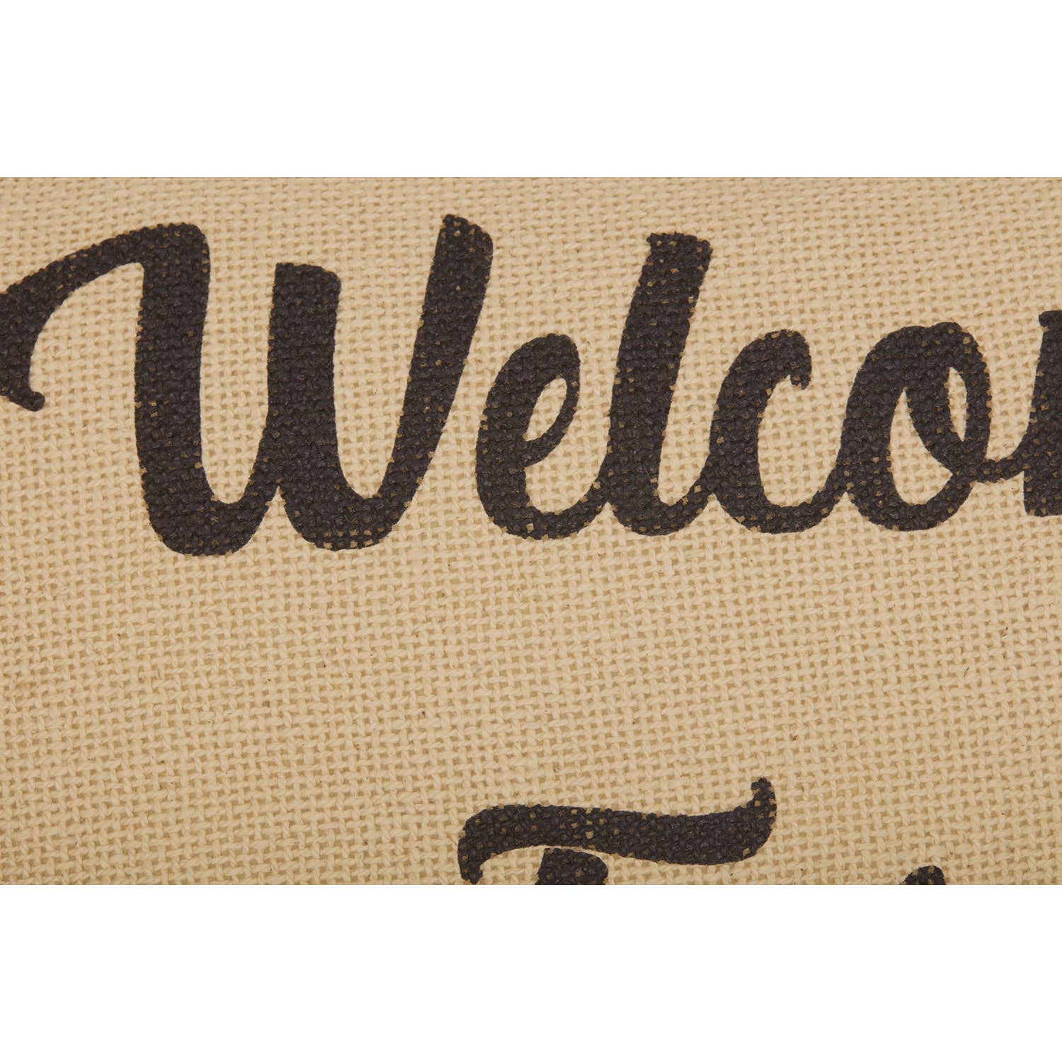 Welcome to Our Farmhouse Pillow 14x22 VHC Brands - Ashmont Burlap Vintage、mySite、g9winljtr