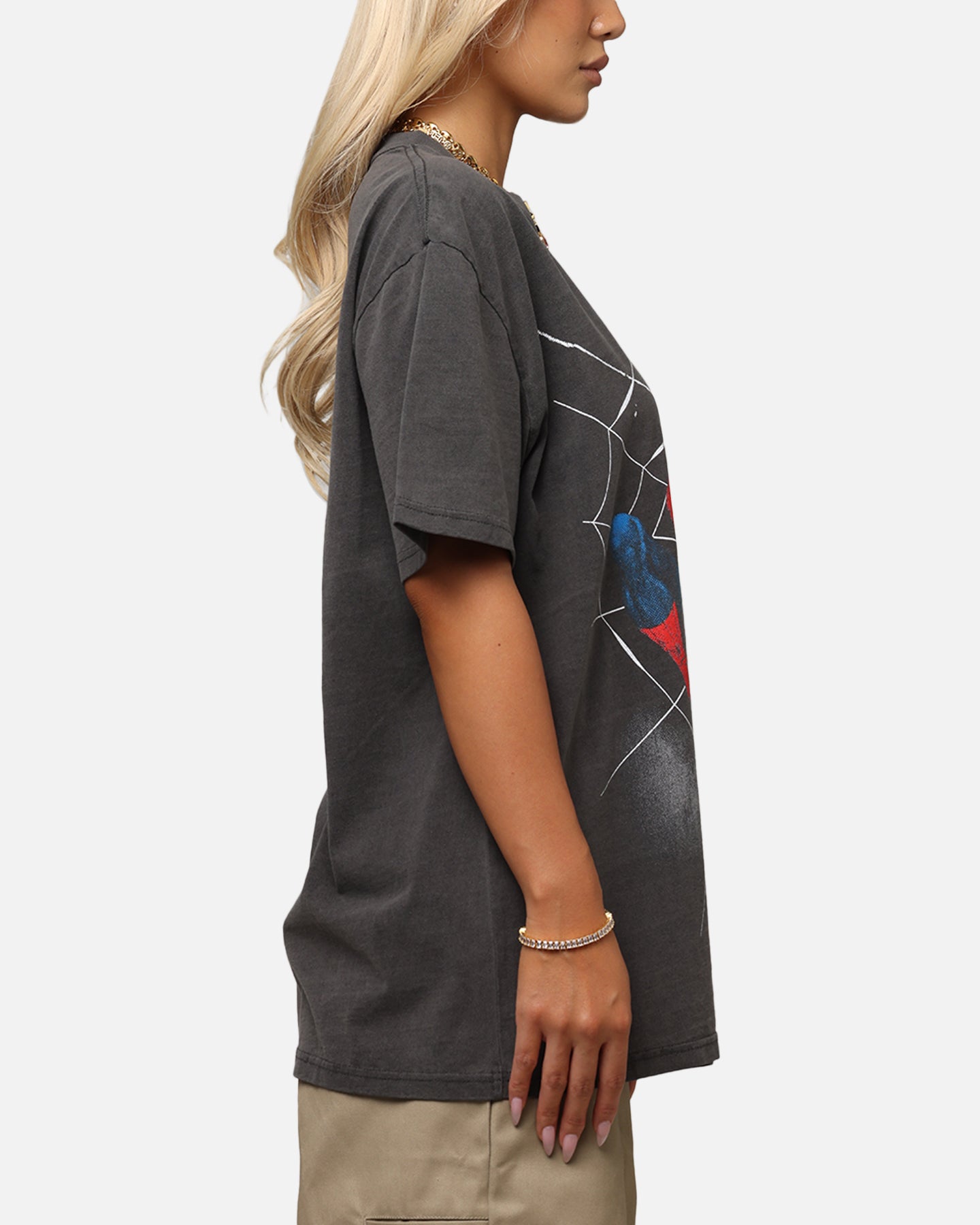 Goat Crew Marvel’s Spider-Man Peter Parker & MJ Heavy T-Shirt Black Wash、mySite、zt4zffjzw