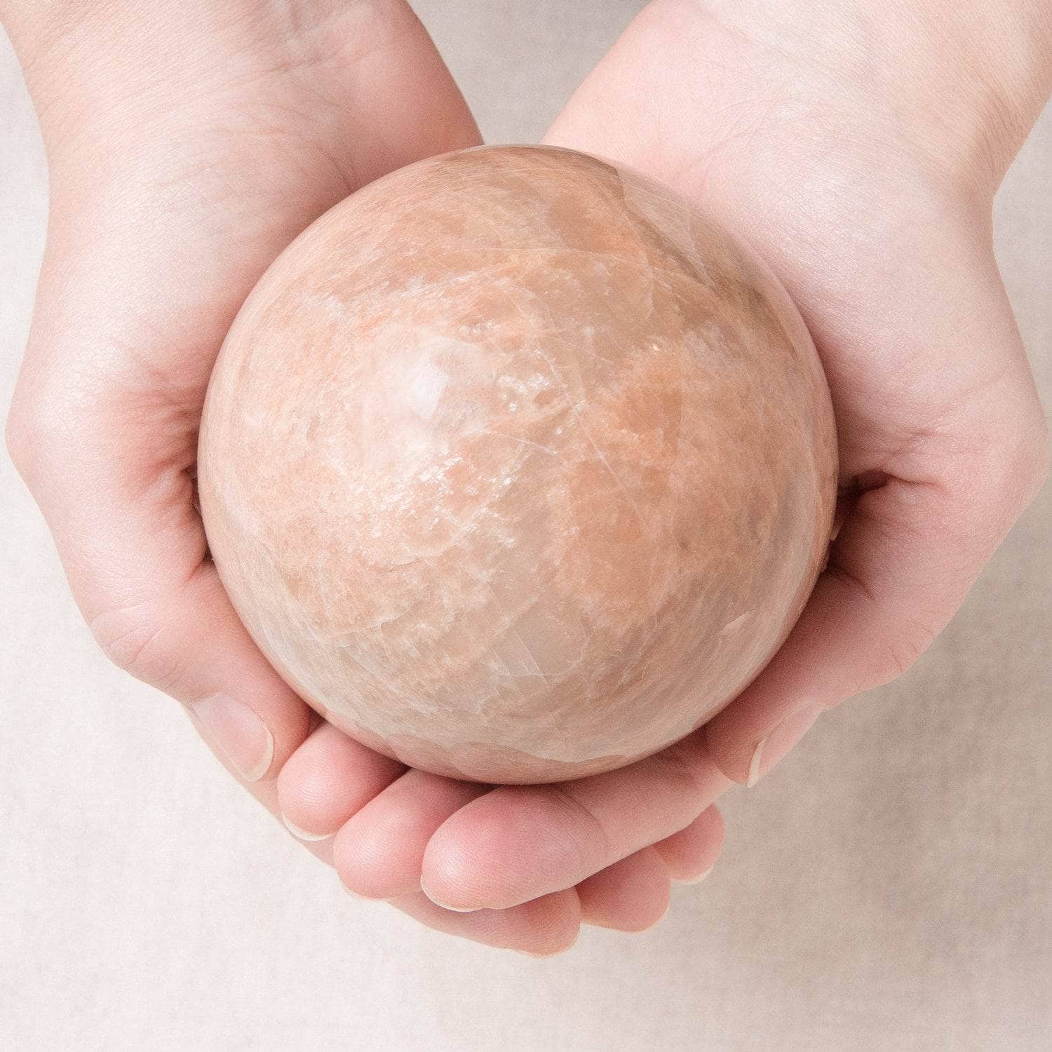 Peach Moonstone Spheres - AAA Premium Quality、mySite、hinf8tx79