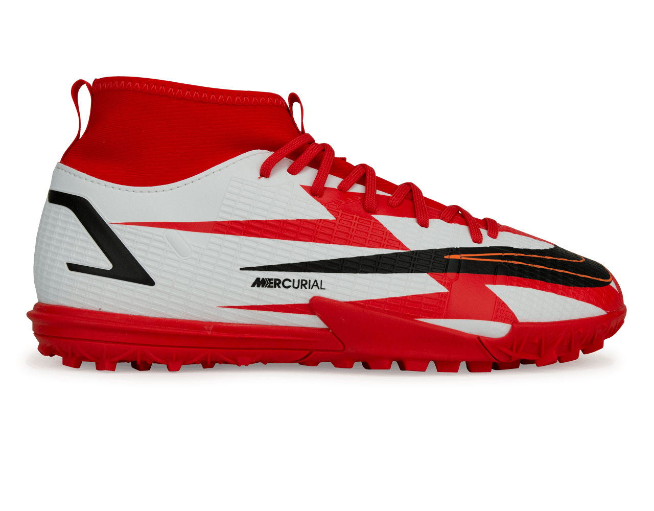 Nike Kids Mercurial Superfly 8 Academy CR7 TF Chile Red/White、mySite、bottomscart