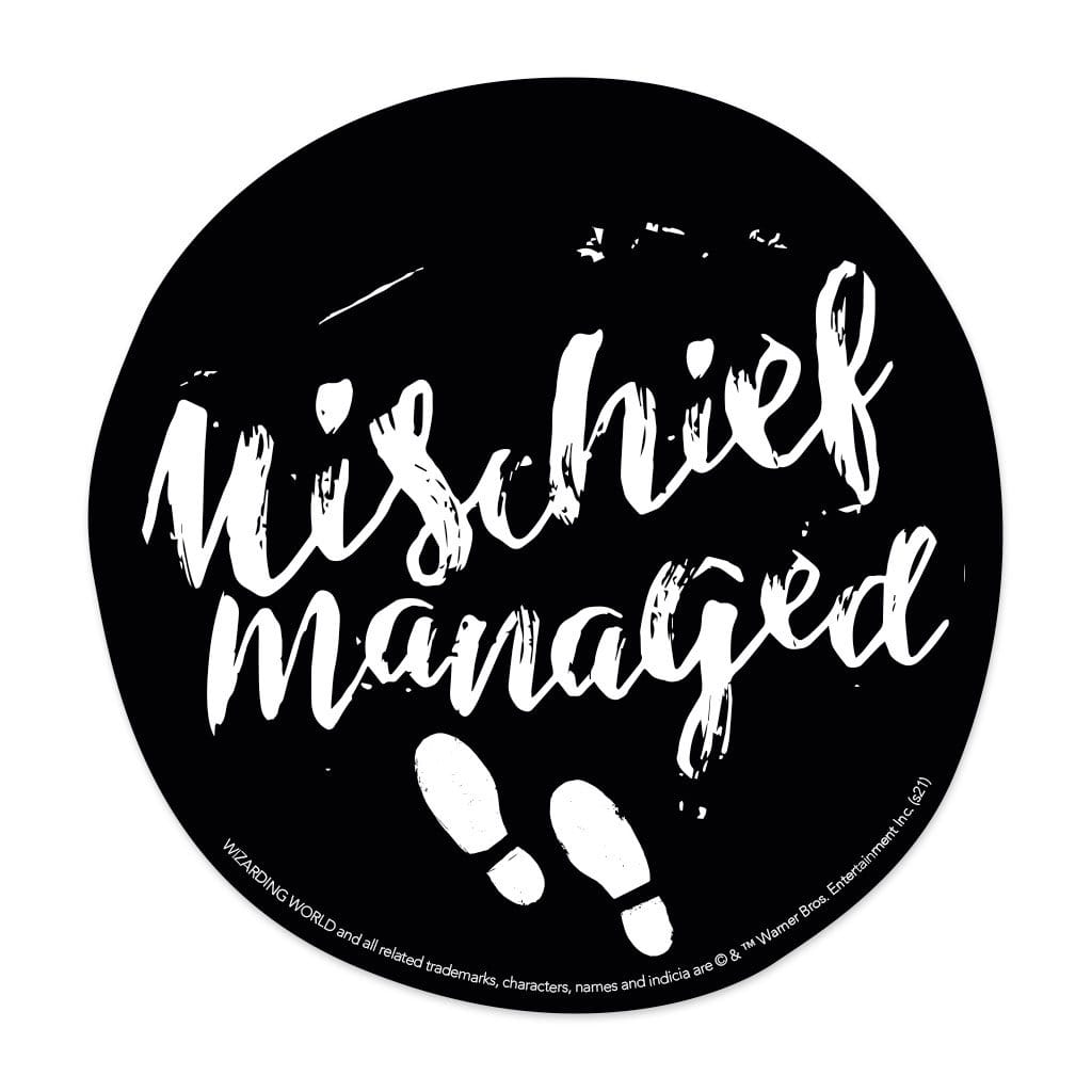  Harry Potter Vinyl Sticker - Mischief Managed Circle、mySite、ghnorth